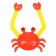 Antistress toy "Krabik", Mix colors