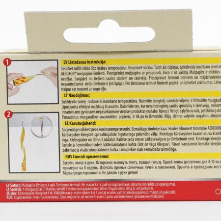 Sticky tape from flies "Aeroxon", set, 4 pcs-1