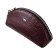 Cosmetic bag with lightning, burgundy color