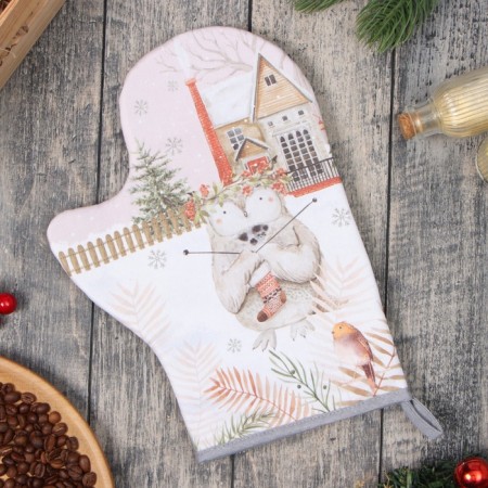 Mitten-Open Ethel "Beasts in the City" 20x28 cm, 100% HL, Vatin 250 g/m2-1