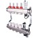 Aqualink Collector Group, 1 "X3/4", 11 outputs, with consumables, stainless steel