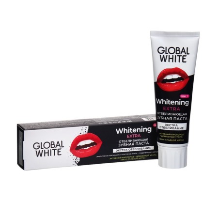 Global White Extra Whitening toothpaste, whitening, 100 g-3