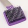 Pucups with a rubberized handle, rounded teeth, small, 6.5 x 14.5 cm, purple