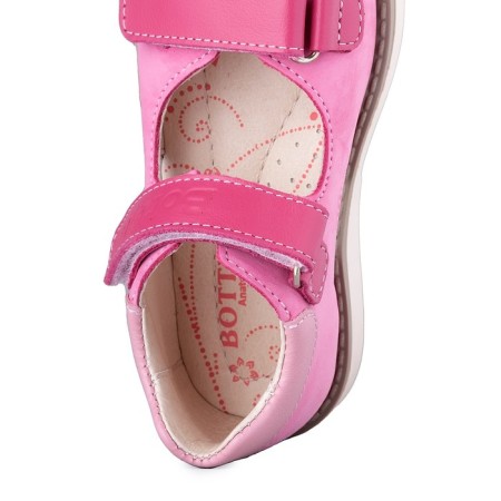 Baby sandals, size 24, pink color-1