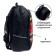 School backpack, 37 x 26 x 13 cm, ergonomic back, calligrata with "sneakers"