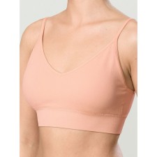 T-shirt-top for women, size XS, peach color