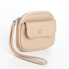 Lightning purse, purse, beige color