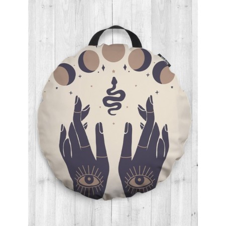 Pillow Siddle "Fatima Hand", decorative, d = 52 cm