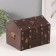 Casket chest "Leon" red 24x17x18.5 cm