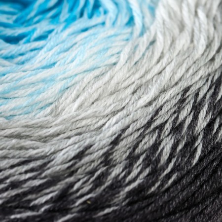 Yarn "Flowers" 55% cotton, 45% polyacryl 1000m/250g (251 multi -colored)-3