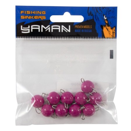 Cargo Cheburashka painted collapsible Yaman 10 pcs., 8 g, purple-4
