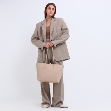 Bag Women's Shoper on Lightning, Beige Color-5