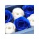 Soap roses, white and blue, set of 6 pcs.