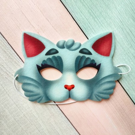 Puppet show. Mask "Cat"
