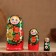 Nesting doll 3 puppet "Yana" 11 cm, manual painting