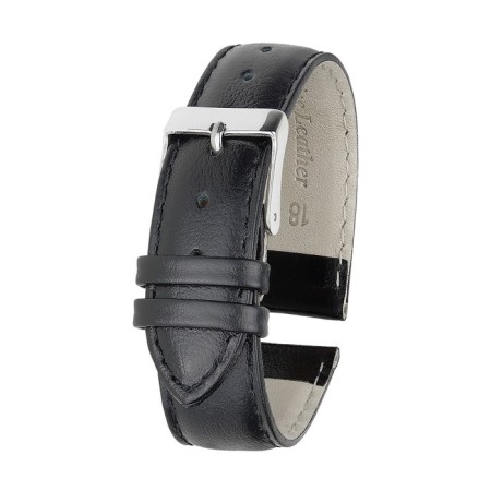 Male watch strap, 18 mm, chopper 90 mm, larynx 125 mm, genuine leather, elongated