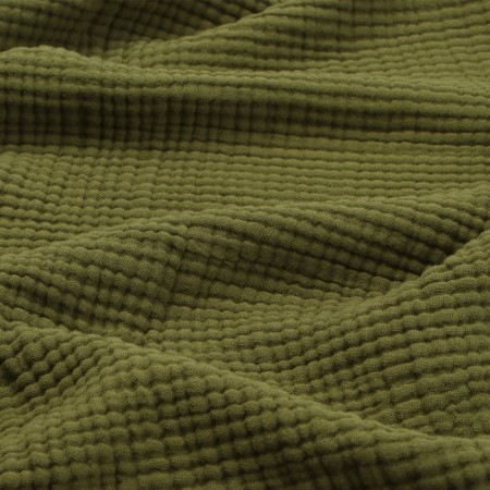 Plaid SL Home 4x layin. Muslin 150*200 cm, central green 100% cotton-2