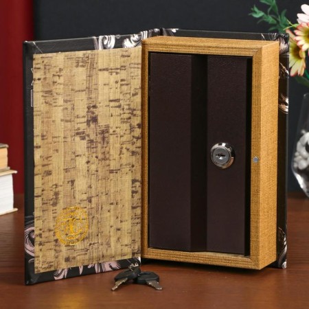 Safe Brush Tree leatherette "Best of the best" 21x13x5 cm-3