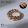 Ring "Kosichka", color gold, dimensionless (from 18 size)