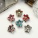 Hair crab "Moxy" Flower, 1.9 cm, mix