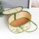 Bamboo Bamboo "Leaves" with handles, lightning 16x20x30 cm