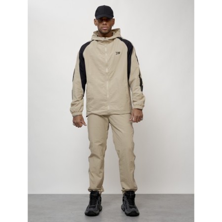 Sports suit men's, size 48, beige color-9