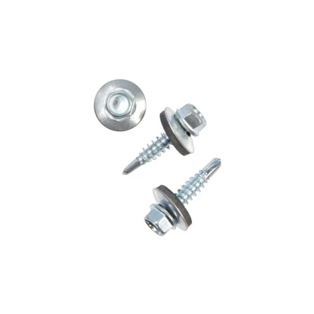 Roofing screws 5.5x25 mm, drill, galvanized, 60 pcs.