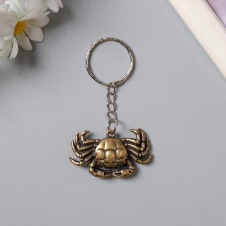 Брелок металл "Краб" МИКС 2,5х4 см-1