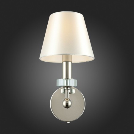 Wall lamp ST LUCE. SL1755.151.01. Viore. 1x40 W, E14, 16x30 cm, Nickel color-4