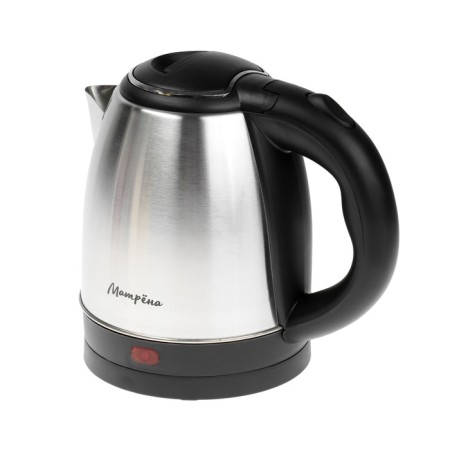 Electric kettle "Matryona" MA-153, Metal, 1.2 l, 1500 W, silver-black-1