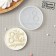 Silicone form "March 8", d = 7 cm, the color is transparent