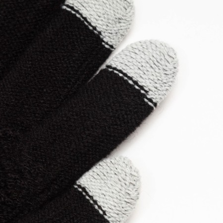 Female gloves for sensory screens, black color, size 7-8 (18-20)-2
