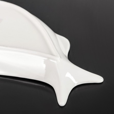 Porcelain dish "Karl", 26 × 12 × 2.5 cm, white color-2