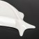 Porcelain dish "Karl", 26 × 12 × 2.5 cm, white color