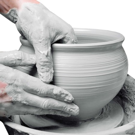 Clay for modeling natural blue 1000 g, calligrata, selflessly (suitable for firing)-5