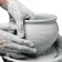 Clay for modeling natural blue 1000 g, calligrata, selflessly (suitable for firing)