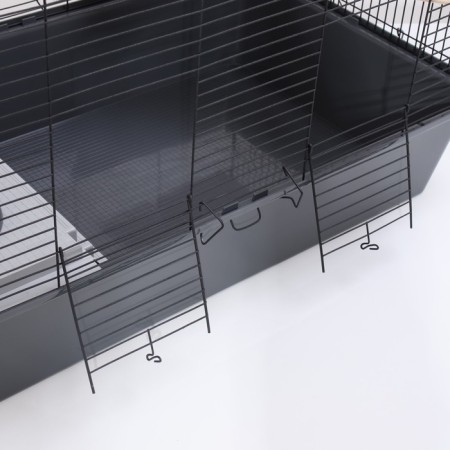 Cage for chinchillas "Pigger" No. 11, Folding, 80 x 50 x 46cm, gray-4