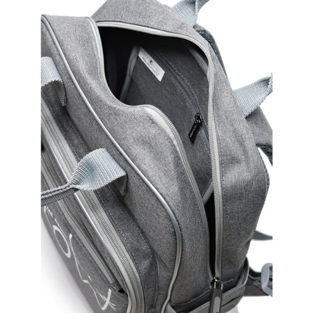 School backpack, synthetic fabric, 300x390x115 cm, gray St.-4