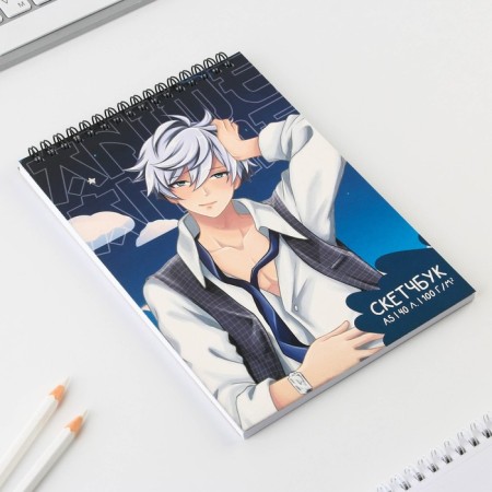 Sketchbook A5, 40 l 100 g/m2 "Anime"-1