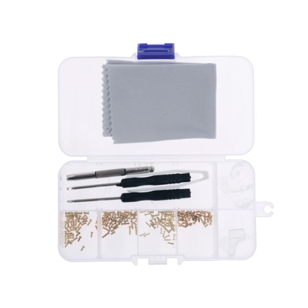 A set of tools for repairing glasses, 150 screws, pads, 3 screwdrivers, forceps, napkin-9