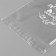 BOPP package with adhesive valve, gift packaging, “made with love”, 12.5 x 13.8/3 cm