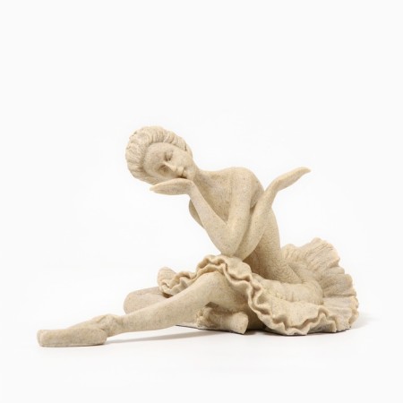 Polystone statuette "Ballerina" White 33 x 18 x 18 cm