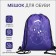 Bag for shoes on the lace, purple color