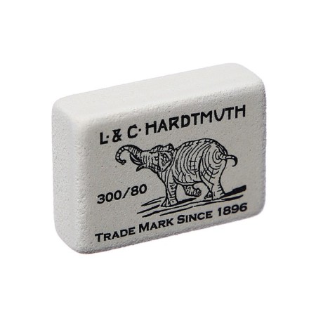 Eraser K-I-N ELEPHUK ELEPHANT 300/80 26*18*8 mm, white