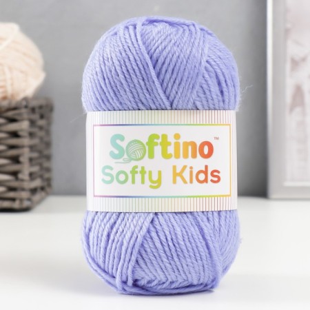 Yarn 100% acrylic "Softy Kids" 90m ± 5m 50 g Color 23 Glycinia