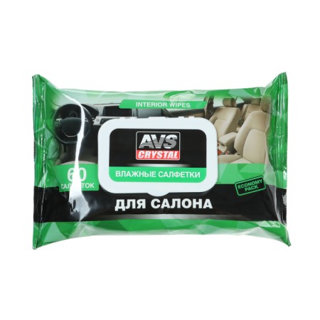Wet napkins "For the salon" AVS AVK-212, plastic valve, 60 pcs