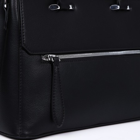 Luggage bag, external pocket, black color-3
