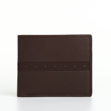 Pearl husband (538), 12*2*10 cm, 3 depth, d/cards, d/coins, without fasteners, brown