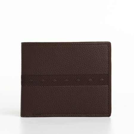 Pearl husband (538), 12*2*10 cm, 3 depth, d/cards, d/coins, without fasteners, brown