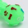 Brying toy "dumbbells with paws" for dogs, 13 cm, green